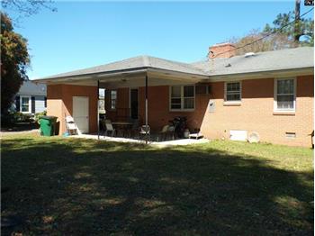 Rear of home