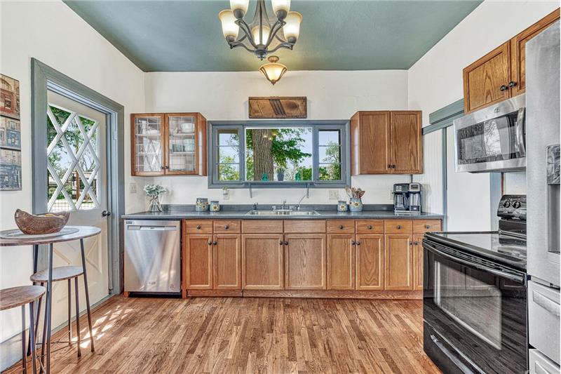 Kitchen with included appliances and plentiful storage!