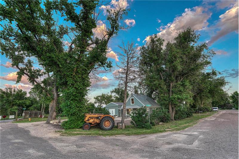 Property adjacent to Lilac Lane and hedged with lilacs along the road