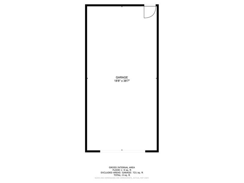 4-car heated garage with service door to backyard