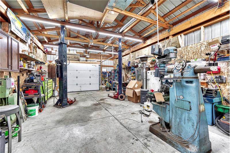 Room for all of your machinery, tools, and more!