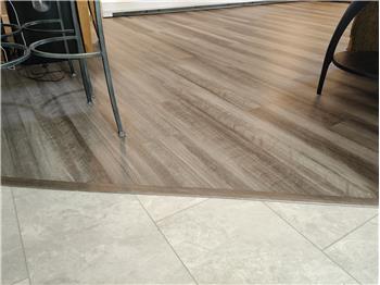 New Shaw Flooring over Resurfaced Smooth Concrete Subfloors