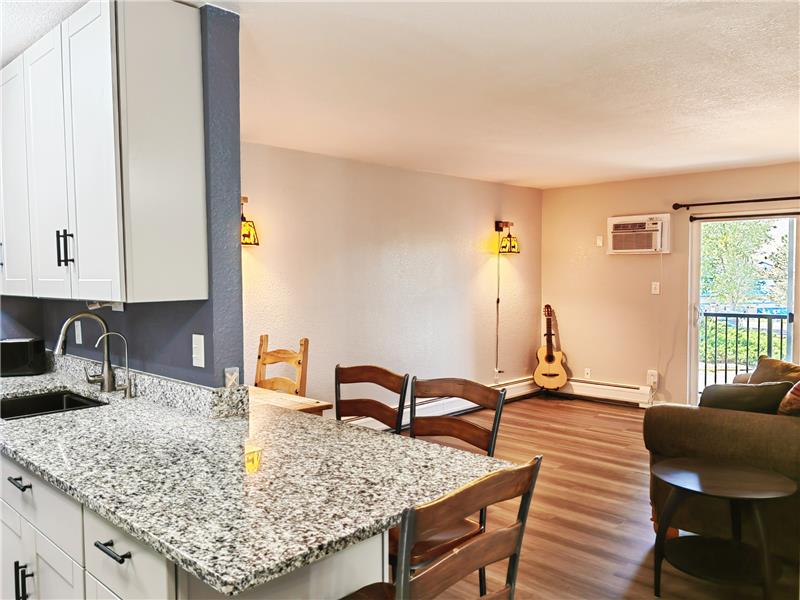 Dining to Living and Balcony