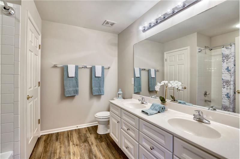 Owner's Bathroom with Dual Sinks 