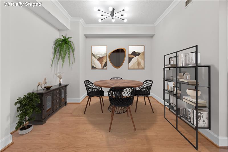 Virtually Staged Dining Room