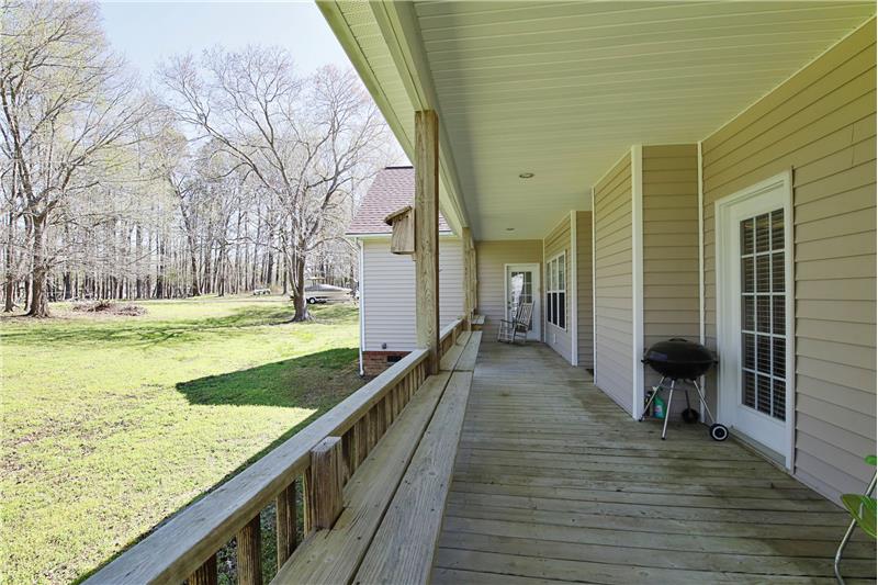 Rear Covered Deck