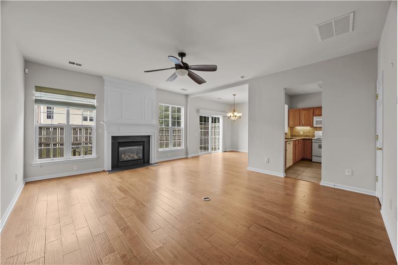 Plenty of space to create a living area that fits your unique style.