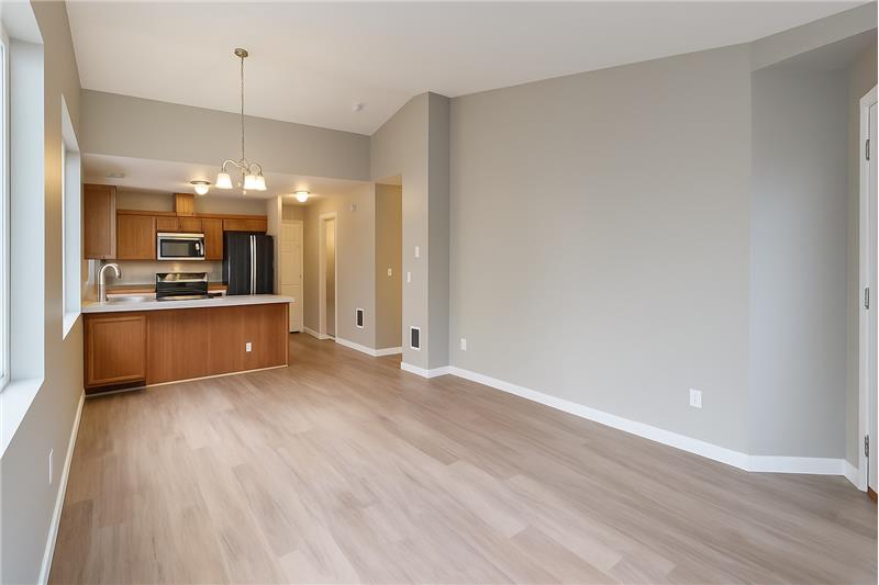 livingroom to kitchen.  