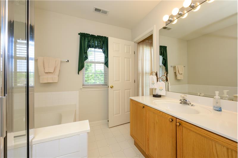 En-suite owner's bathroom with walk-in closet.
