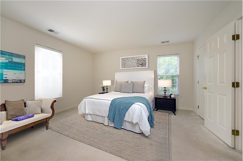 Secondary bedroom or bonus room.