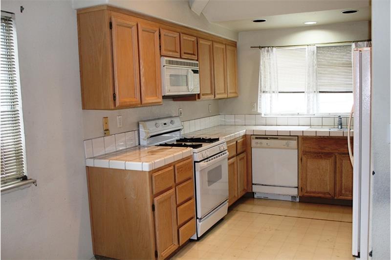 Kitchen With Tile Counter Tops
