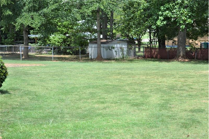 Fenced Backyard