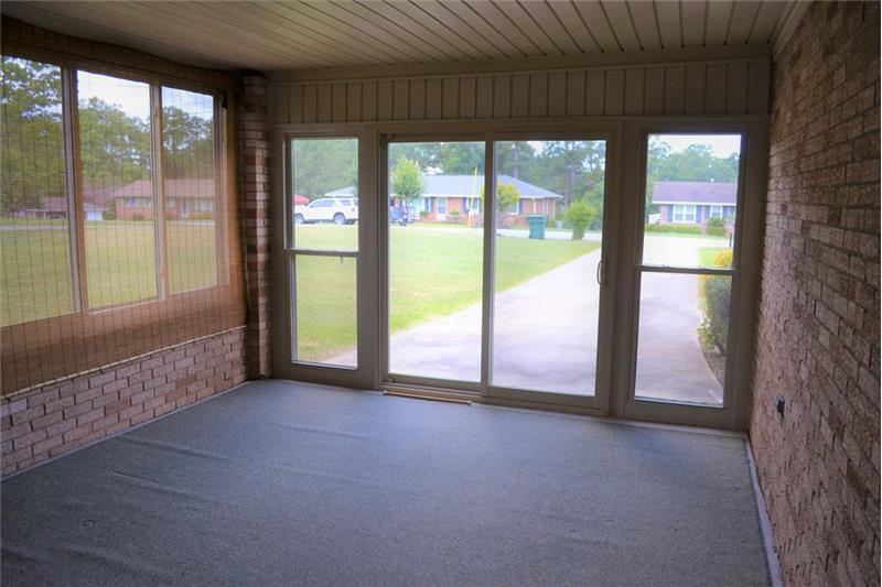 Enclosed carport