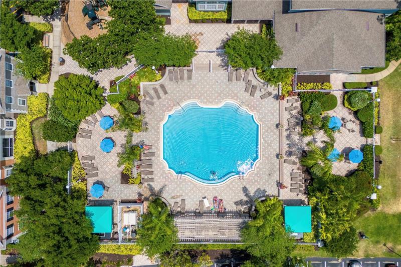 Pool Aerial View