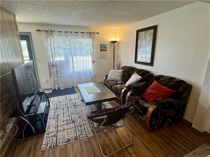 View of living room from kitchen