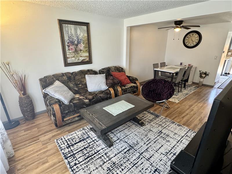 Living room viewed from front door