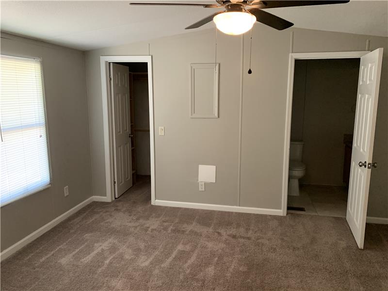 Master Bedroom with walk in closet
