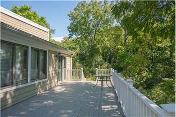 View of the deck from the opposite direction