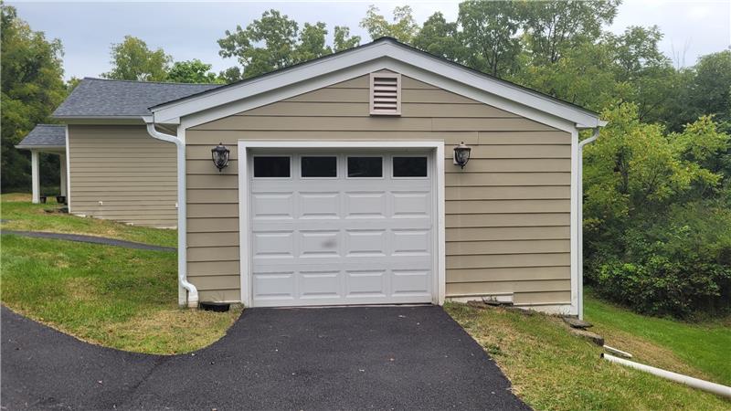 Garage with EV charger