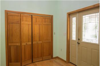 Entryway with two closet