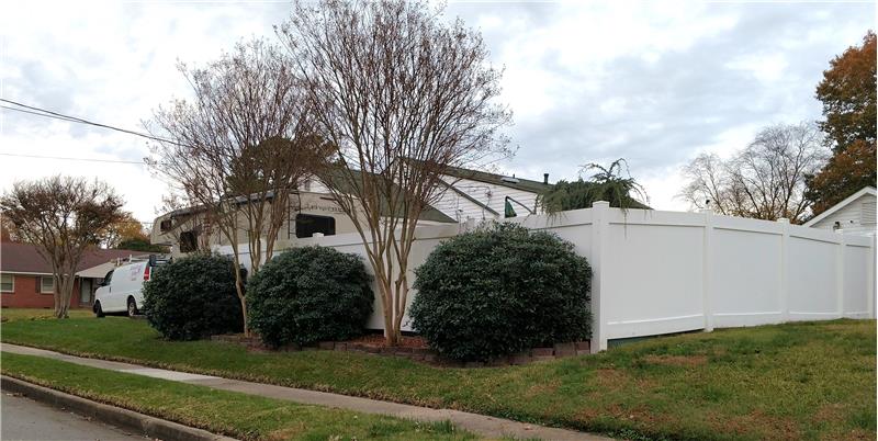 Privacy Back Yard - Established Landscaping