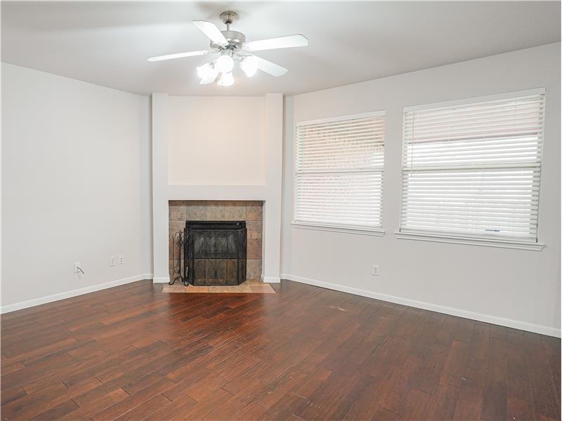 Fireplace in living room