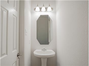 Half bath off the hallway
