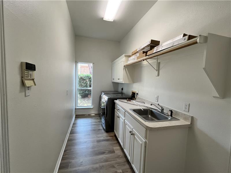 Laundry room with washer & dryer 