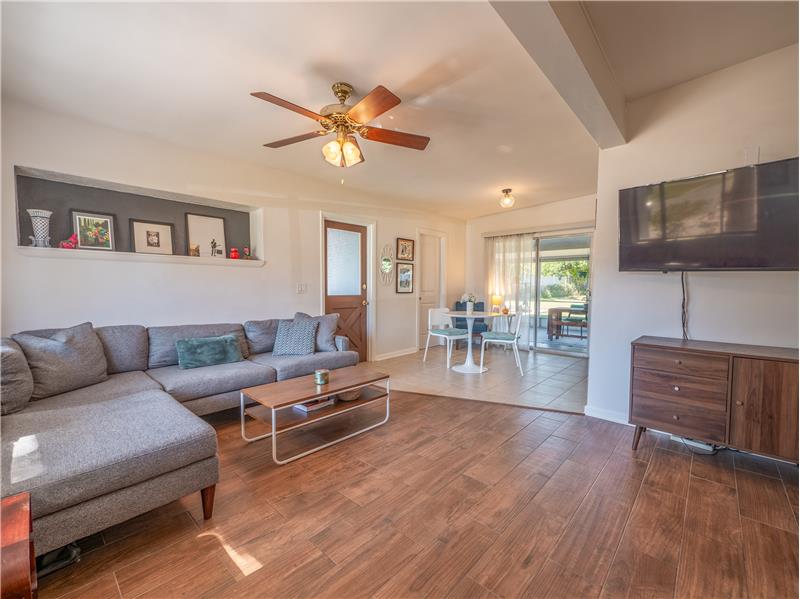 Living Room with view to Dining Room