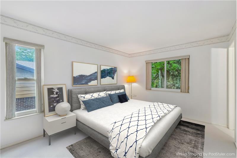 Primary bedroom (virtually staged)