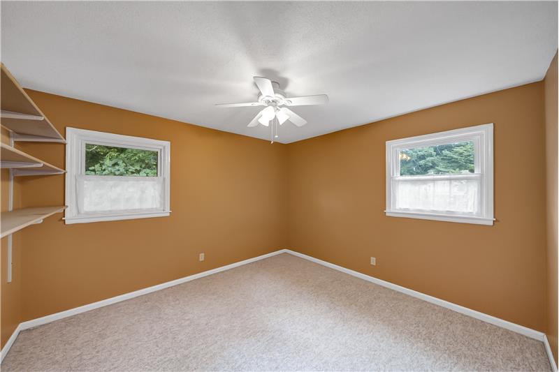Built-in shelving easily removed