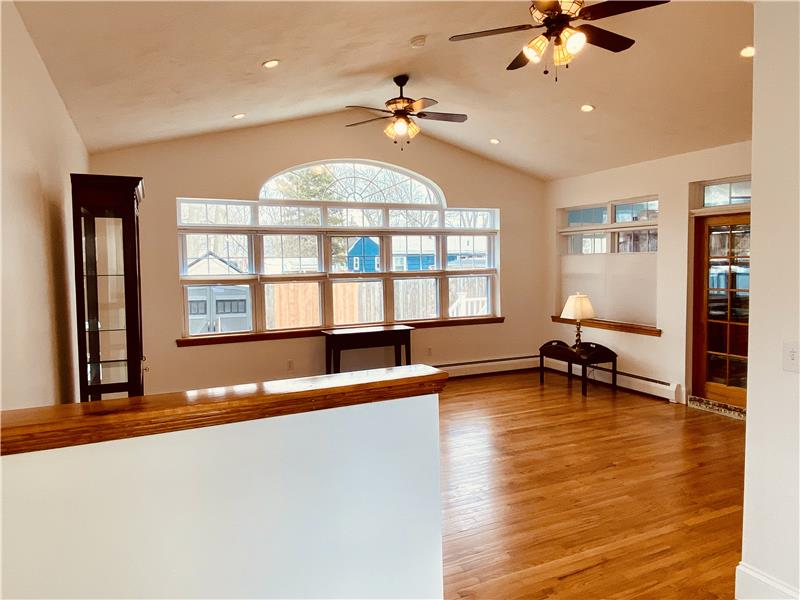 Great Room with Andersen French door to sunroom