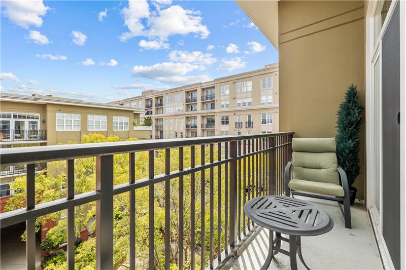 Private balcony accessed from the owner's suite