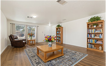 virtually staged main living room