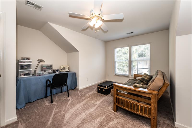 Bonus room is great flex space... use as a guest room, an office, an exercise room, a crafts room, a media room.