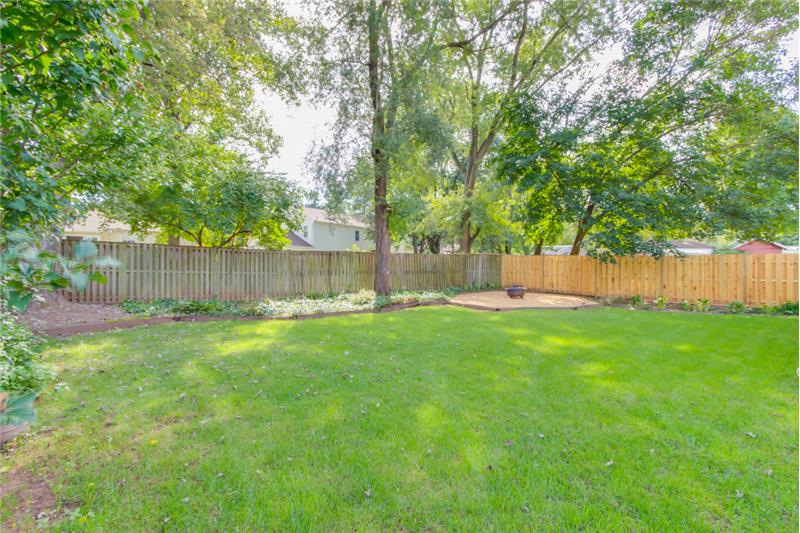 Large Fenced in Backyard