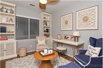 Office/Den Virtually Staged