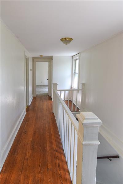 Hallway with view towards bedrooms