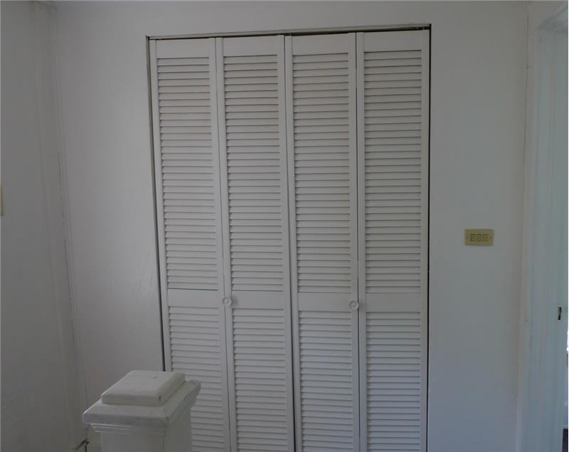 One of two hall closet