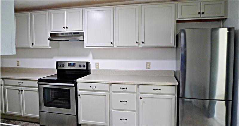 Closer view of cabinets