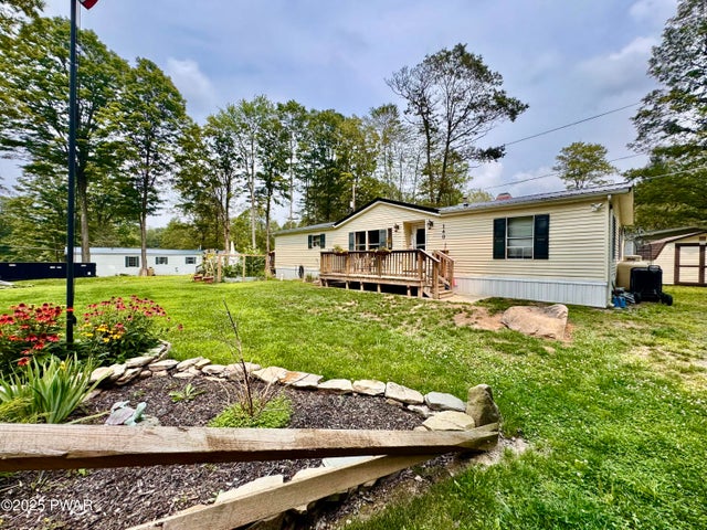 Front with landscaping