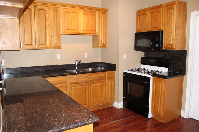Kitchen with Gas Oven Stove