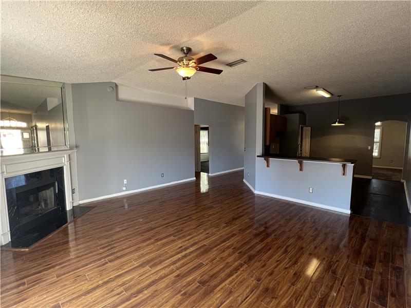 Wood Burning Fireplace