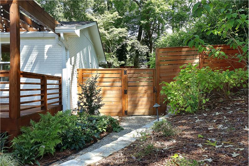 Fencing On Both Sides of the Home