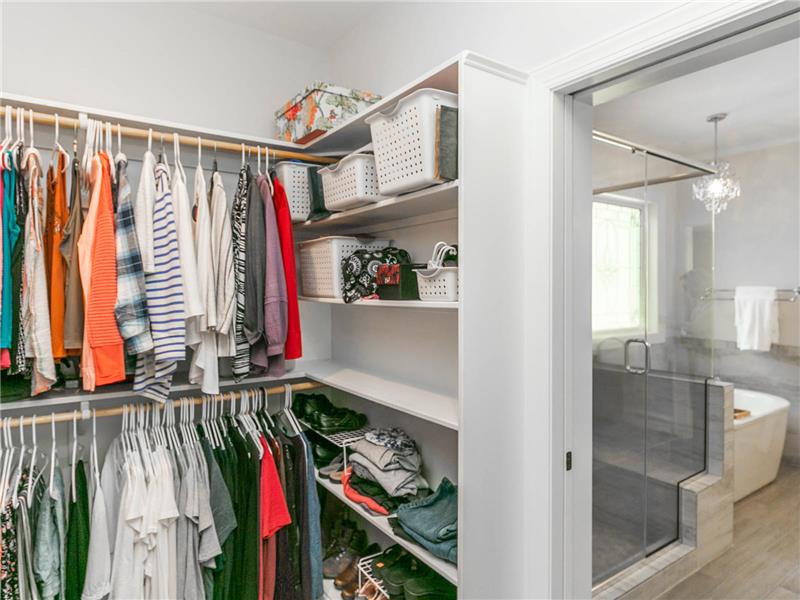 Walk In Closet With Built-Ins