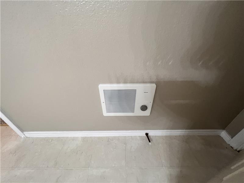 Heater in Master Bath