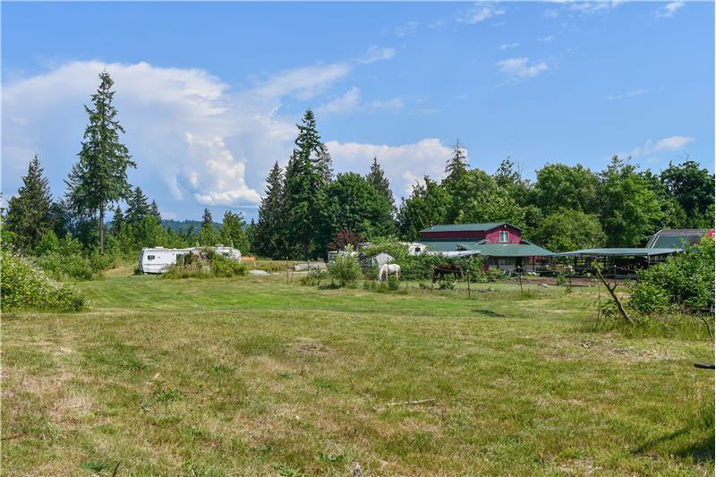NW corner, building site #2, taken from the back of the property