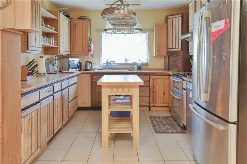 Kitchen of barn/dwelling