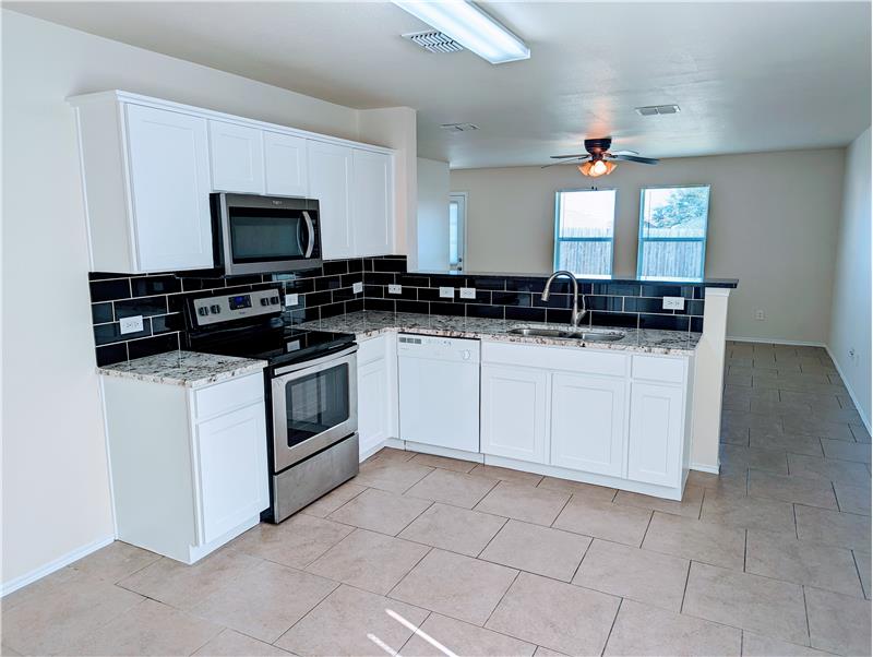 New white cabinets!
