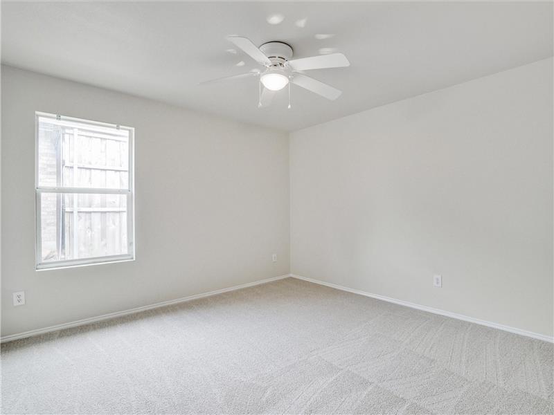 One of the secondary bedrooms